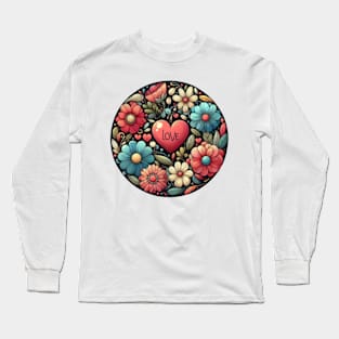 Floraison d'amour. Long Sleeve T-Shirt